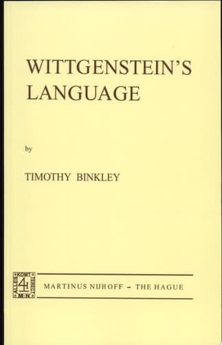 Wittgenstein’s Language