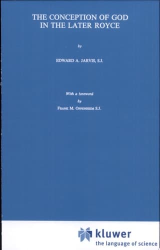 The Conception of God in the Later Royce