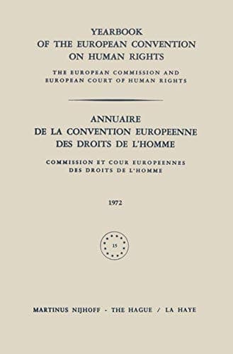 European Convention on Human Rights Year 1972
