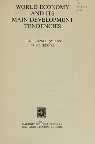 World Economy and Its Main Development Tendencies