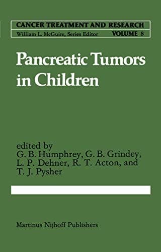 Pancreatic Tumors in Children (Cancer Treatment and Research)