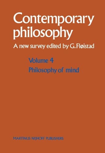 Volume 4: Philosophy of Mind