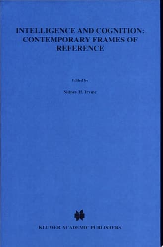 Intelligence and Cognition: Contemporary Frames of Reference