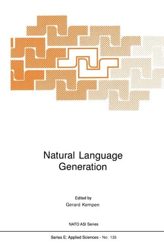 Natural Language Generation: New Results in Artificial Intelligence, Psychology and Linguistics (NATO Science Series E:, 135)