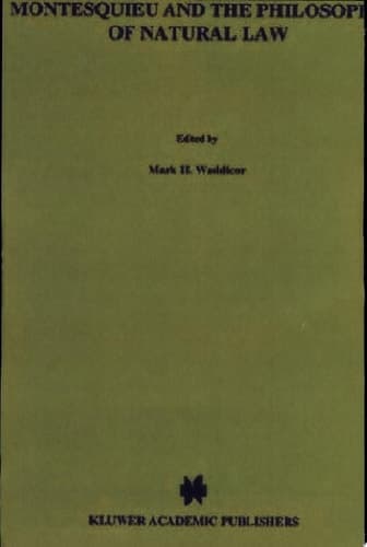 Montesquieu and the Philosophy of Natural Law