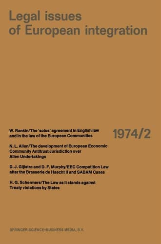 Legal Issues of European Integration Law Review of the Europa Instituut, University of Amsterdam