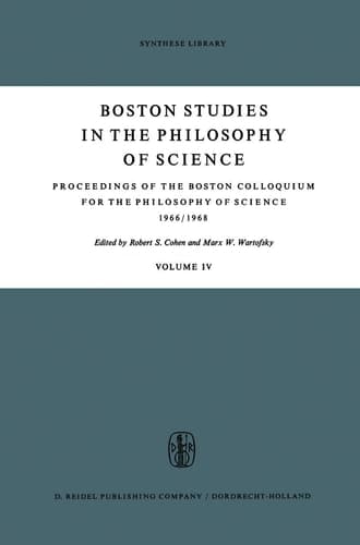 Proceedings of the Boston Colloquium for the Philosophy of Science 1966/1968