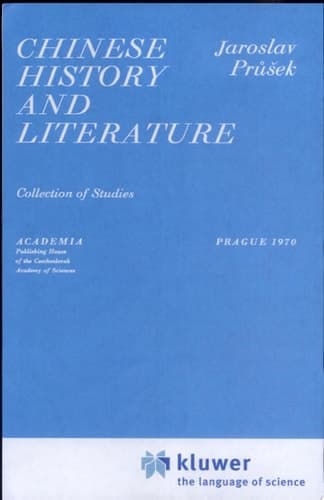 Chinese History and Literature Collection of Studies