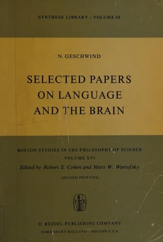 Selected Papers on Language and the Brain