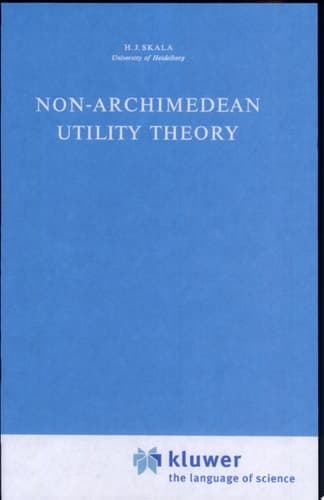 Non-Archimedean Utility Theory