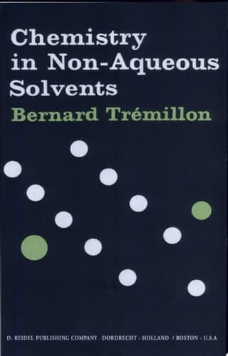 Chemistry in Non-Aqueous Solvents