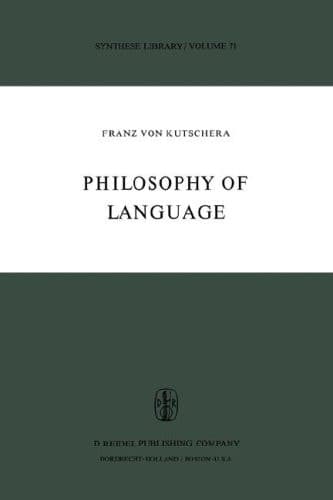 Philosophy of Language (Synthese Library, 71)