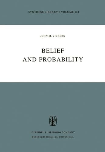 Belief and Probability (Synthese Library, 104)