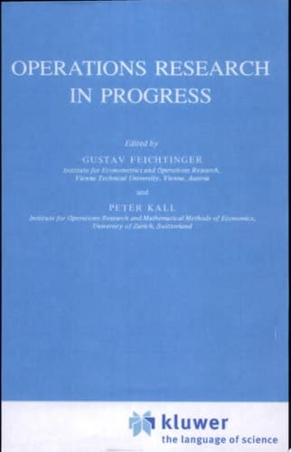 Operations Research in Progress