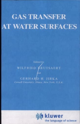 Gas Transfer at Water Surfaces