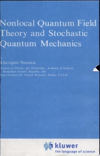 Nonlocal Quantum Field Theory and Stochastic Quantum Mechanics