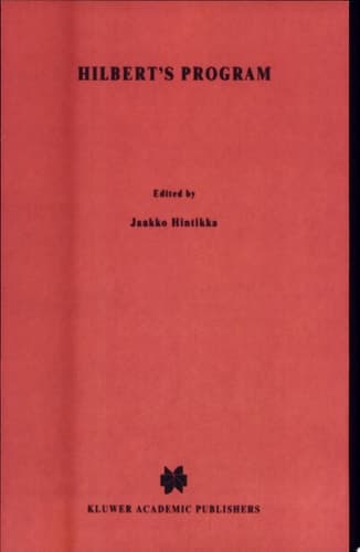 Hilbert’s Program An Essay on Mathematical Instrumentalism