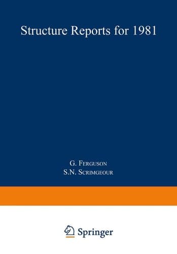 Structure Reports for 1981 Organic Section