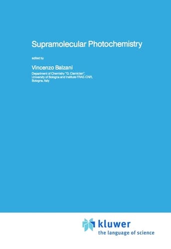 Supramolecular Photochemistry (Nato Science Series C:, 214)