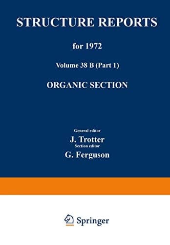 Structure Reports for 1972 Organic Section
