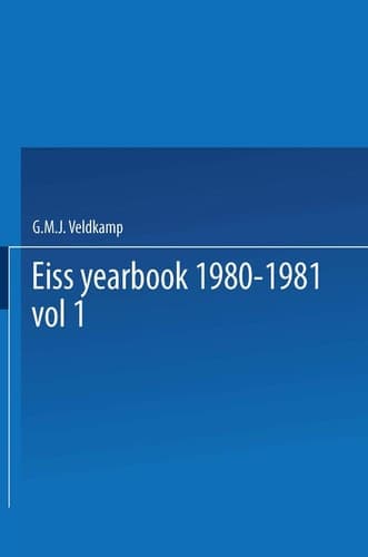 EISS Yearbook 1980–1981 Part I / Annuaire EISS 1980–1981 Partie I Social security reforms in Europe II / La réforme de la sécurité sociale en Europe II