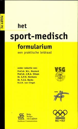 Het sport-medisch formularium Een praktische leidraad