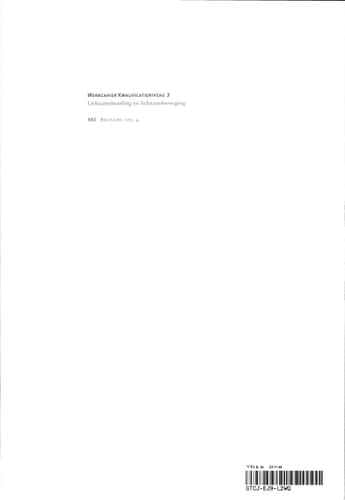 Lichaamshouding en Lichaamsbeweging Basiszorg: Deel 4 (niveau 3)
