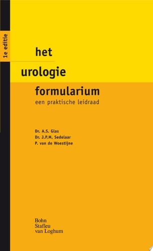 Het urologie formularium Een praktische leidraad