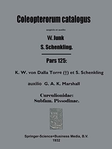 Coleopterorum catalo gus 125