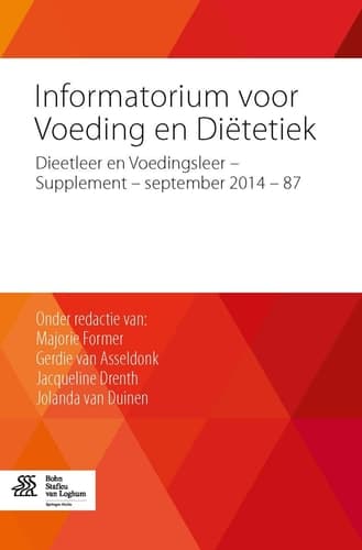 Informatorium Voor Voeding En Diëtetiek Dieetleer En Voedingsleer - Supplement - September 2014 - 87