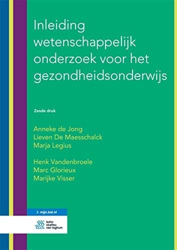 Inleiding Wetenschappelijk Onderzoek Voor Het Gezondheidsonderwijs