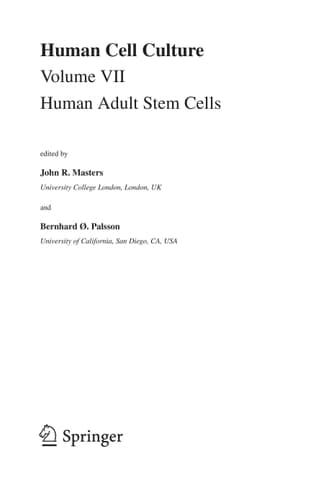 Human Adult Stem Cells