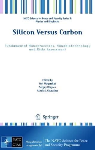 Silicon Versus Carbon Fundamental Nanoprocesses, Nanobiotechnology and Risks Assessment
