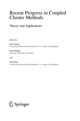 Recent Progress in Coupled Cluster Methods Theory and Applications
