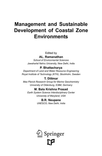 Management and Sustainable Development of Coastal Zone Environments