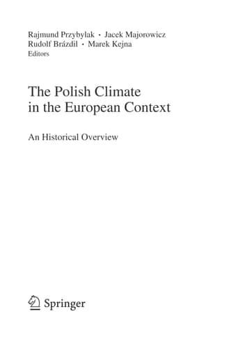The Polish Climate in the European Context: An Historical Overview