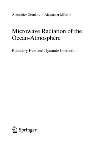 Microwave Radiation of the Ocean-Atmosphere Boundary Heat and Dynamic Interaction