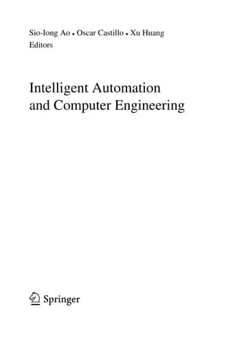 Intelligent Automation and Computer Engineering