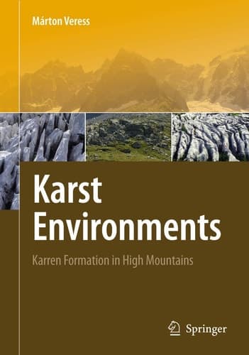 Karst Environments Karren Formation in High Mountains