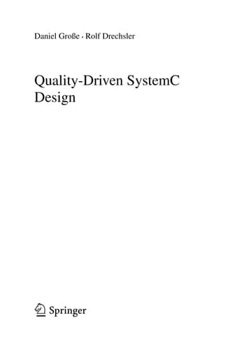 Quality-Driven SystemC Design