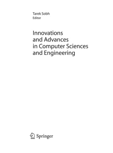 Innovations and Advances in Computer Sciences and Engineering