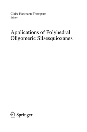Applications of Polyhedral Oligomeric Silsesquioxanes