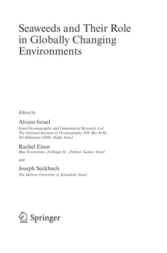 Seaweeds and their Role in Globally Changing Environments