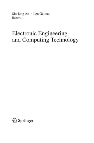 Electronic Engineering and Computing Technology