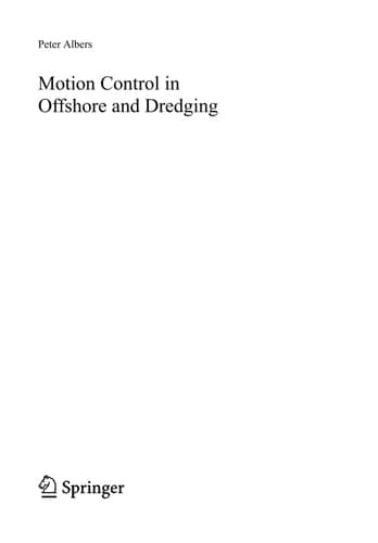Motion Control in Offshore and Dredging