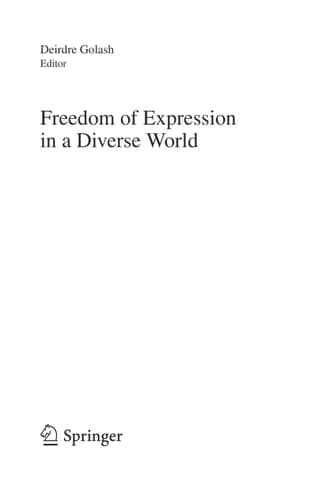 Freedom of Expression in a Diverse World