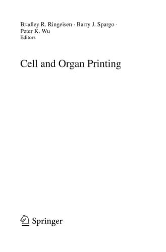 Cell and Organ Printing