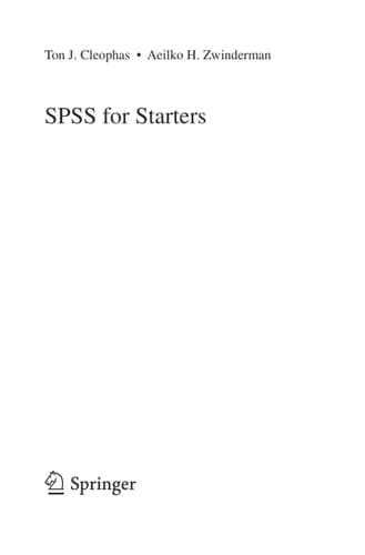 SPSS for Starters