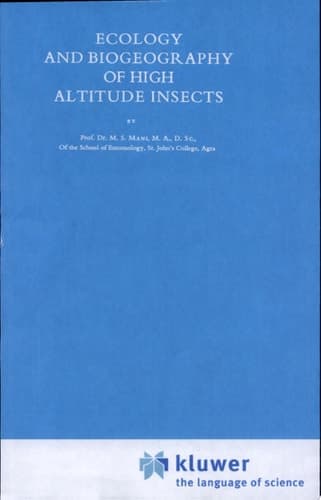 Ecology and Biogeography of High Altitude Insects