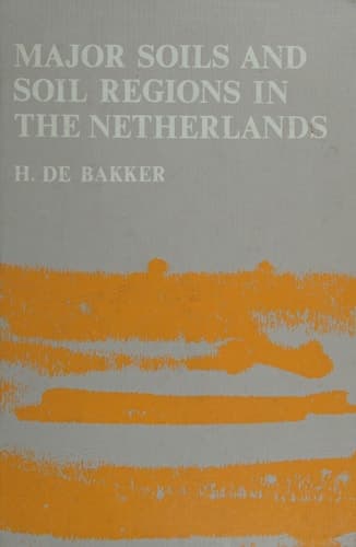 Major soils and soil regions in the Netherlands